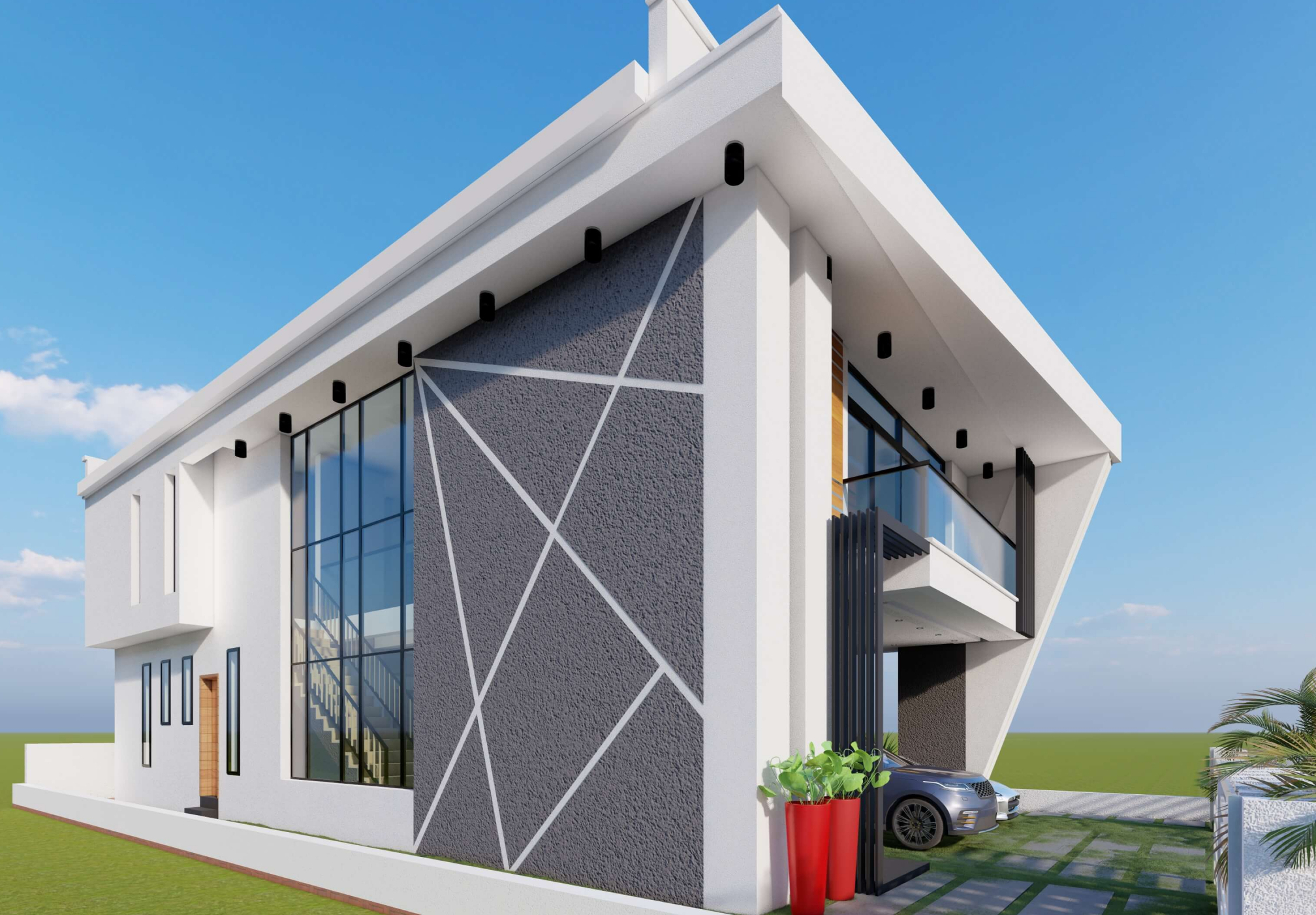 A Premium & Fully Automated luxuriously laid 5 bedroom Fully Detached Duplex with BQ